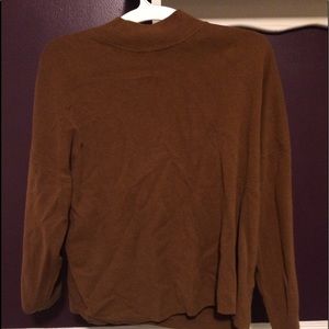 Loose mock neck sweater